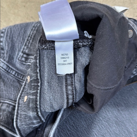 Madewell Vintage Black stretch Denim High Rise Balloon Jeans sz 30T - Picture 7 of 13